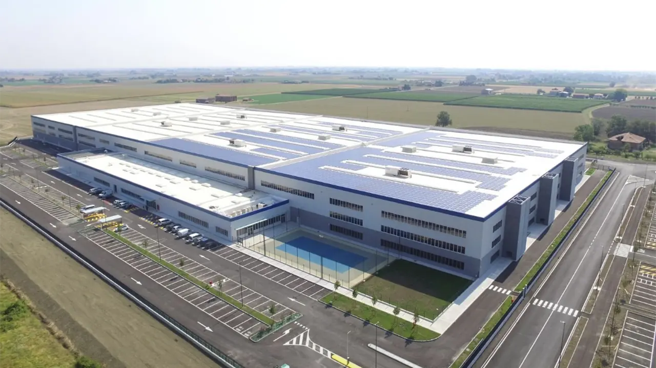 Logistica deposito – Castel San Pietro – impianto sprinkler a soffitto n°4800 + cassette antincendio UNI45 n°100