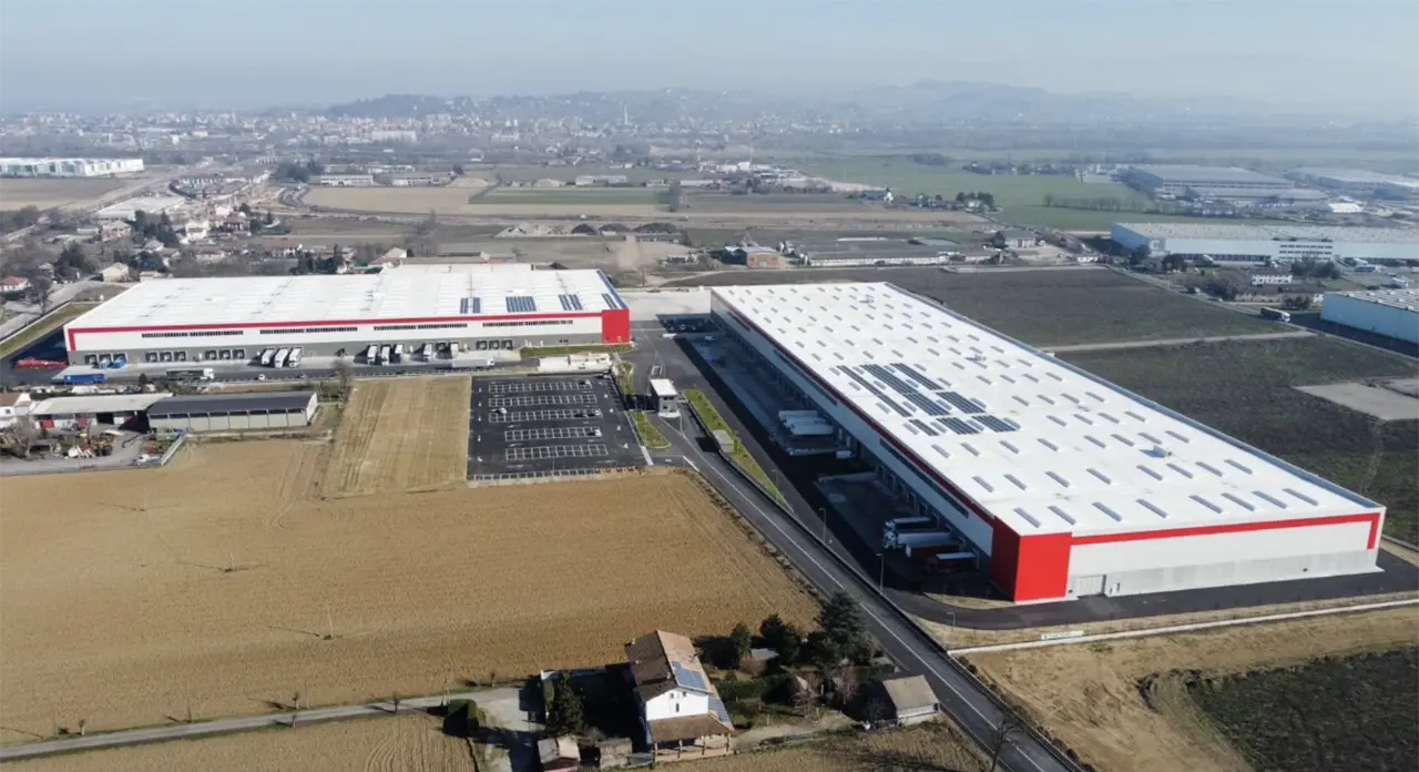 Logistica deposito – Castel San Pietro – impianto sprinkler a soffitto n°6000 + cassette antincendio UNI45 n°110